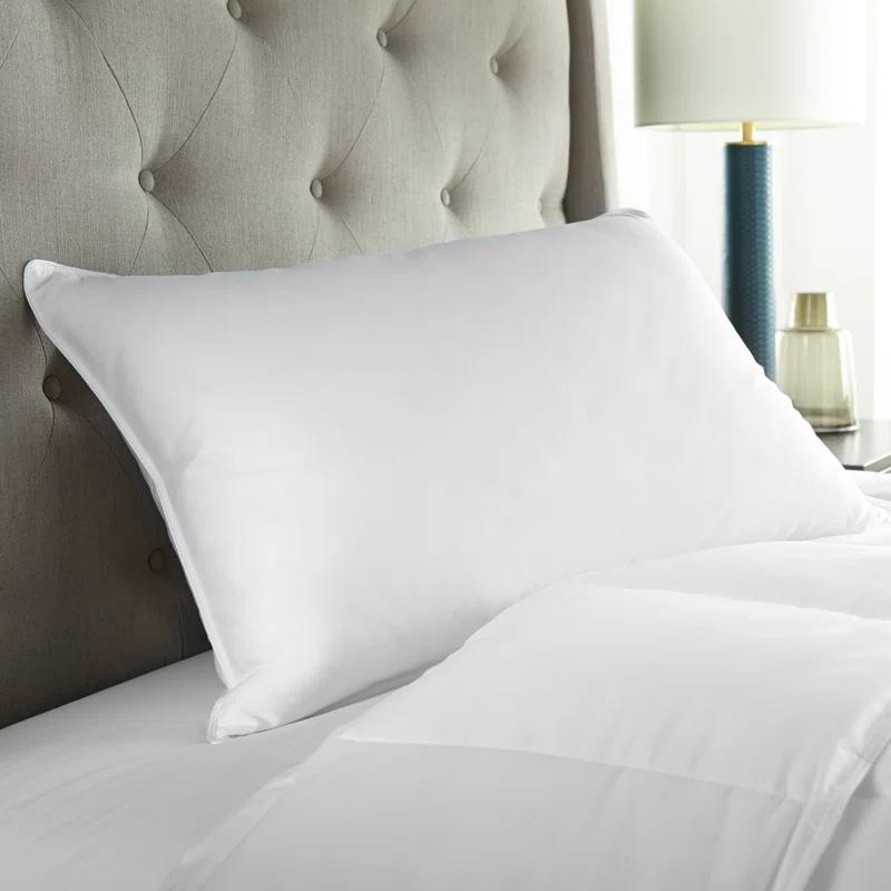 Downlite Downlite  Chamber Goose Down & Feather Medium Soft Pillow - White Goose Down Blend, Used in Fine Hotels