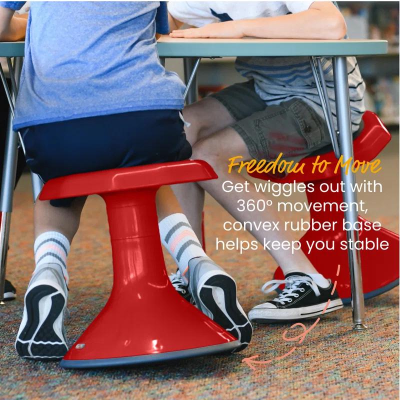 ECR4Kids ACE Active Core Engagement Wobble Stool, Flexible Seating