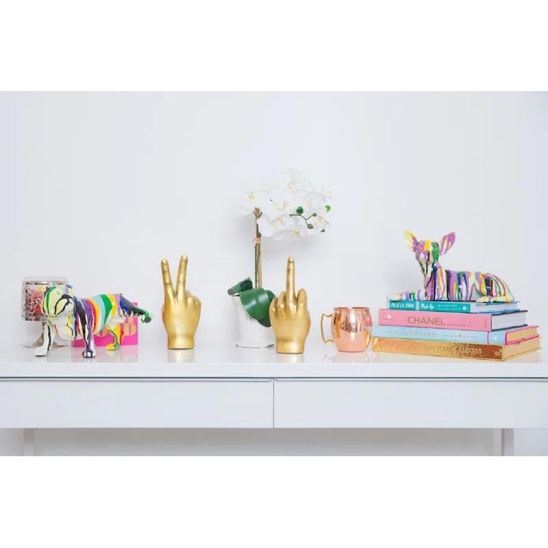 Interior Illusions Graffiti Chihuahua Dog Laying - 11" long