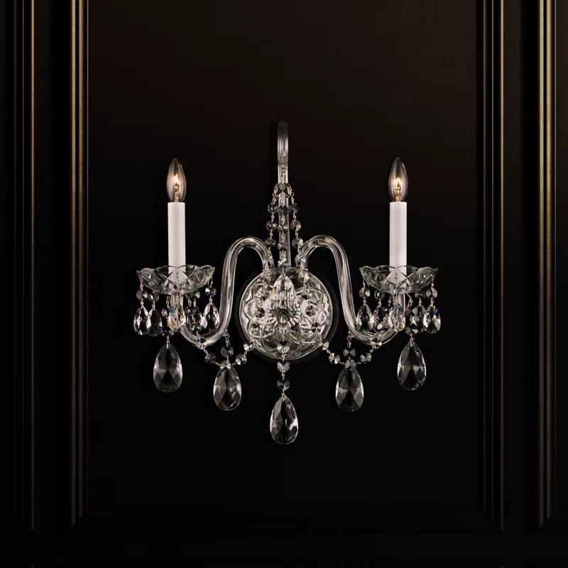 Arlington Crystal Candle Wall Light