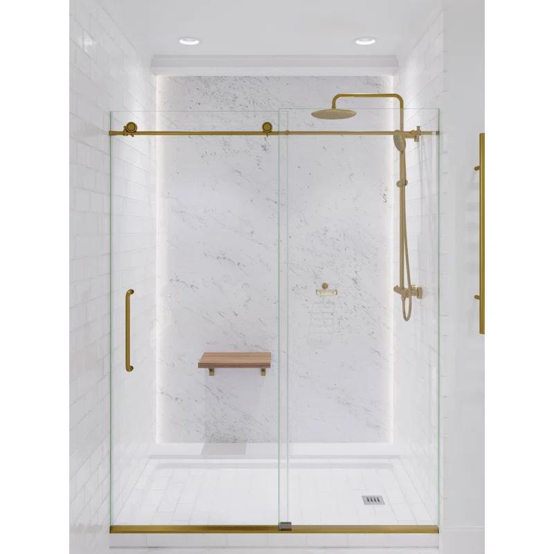 Heavy Rainfall Stainless Steel Shower Bar with Hand Sprayer