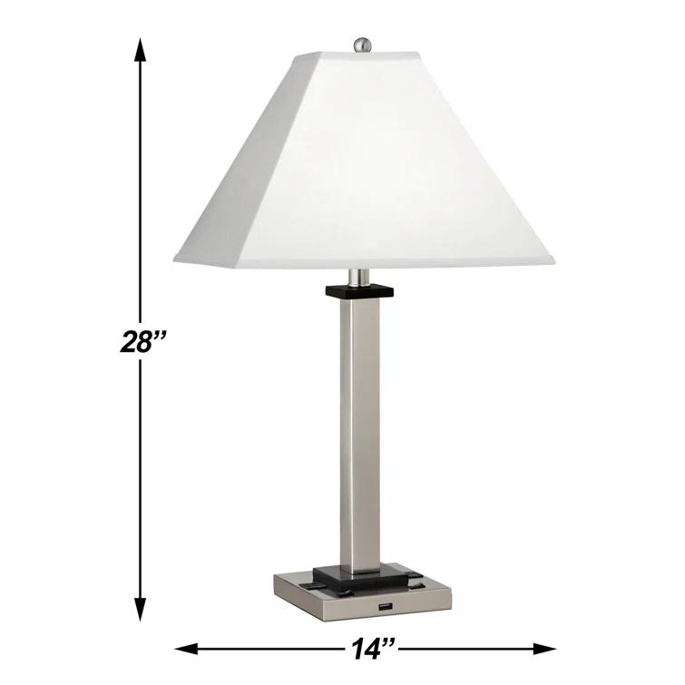 Medallion Lighting Canello Metal USB Table Lamp