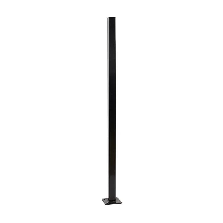 Fortress Building Products Versai Fortress Building Products Gloss Black Metal Line Post