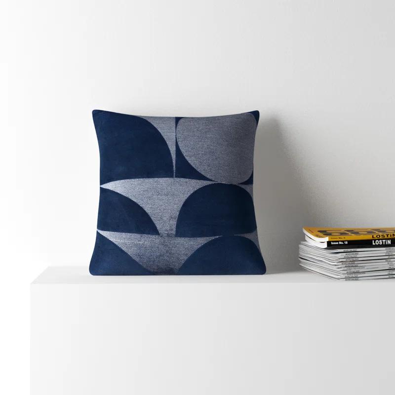 Joshelin Embroidered Cotton Throw Pillow