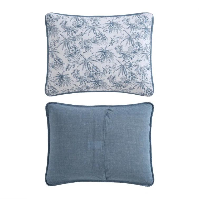 Tommy Bahama Home Tropical Cotton Floral Quilt Set