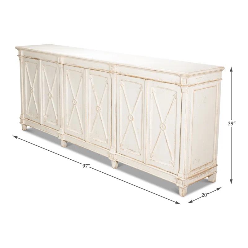 Marksman 97'' Solid Wood Sideboard