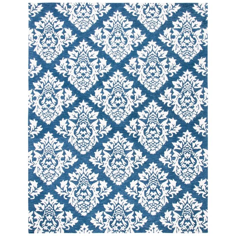 Fleur De Lis Living Spillers Hand Tufted Wool And Cotton With Latex Ikat Rug