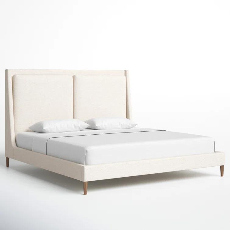 Rexford Platform Bed - Cream / King