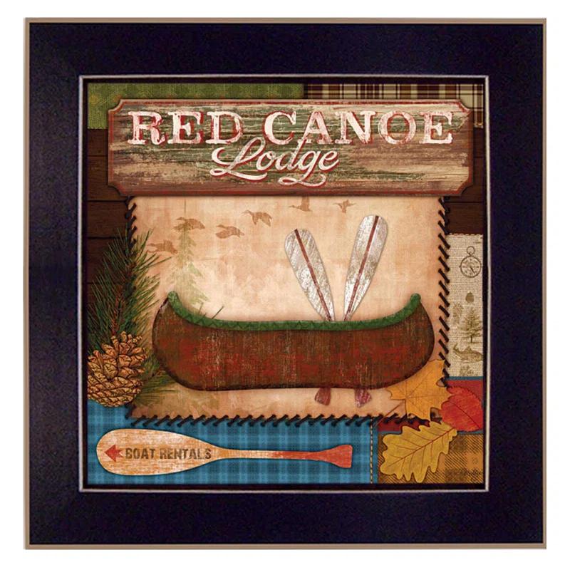 " Red Canoe Lodge " by Mollie B