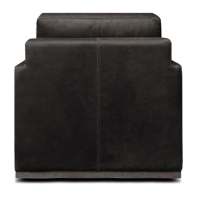 Hello Sofa Home Monterrey Leather Swivel Armchair