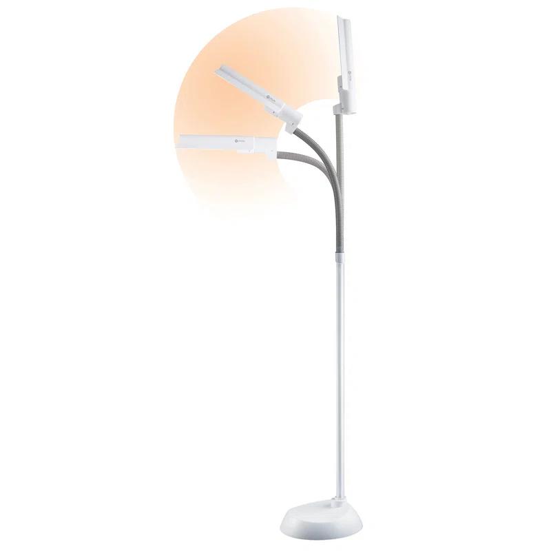 OttLite 13 Watt WingShade Floor Lamp - Living Room, Office, Bedroom Home Décor & Reviews | Wayfair