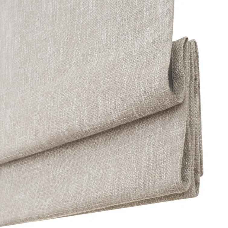 Eclipse Drewton Motorized Textured Roman Shade