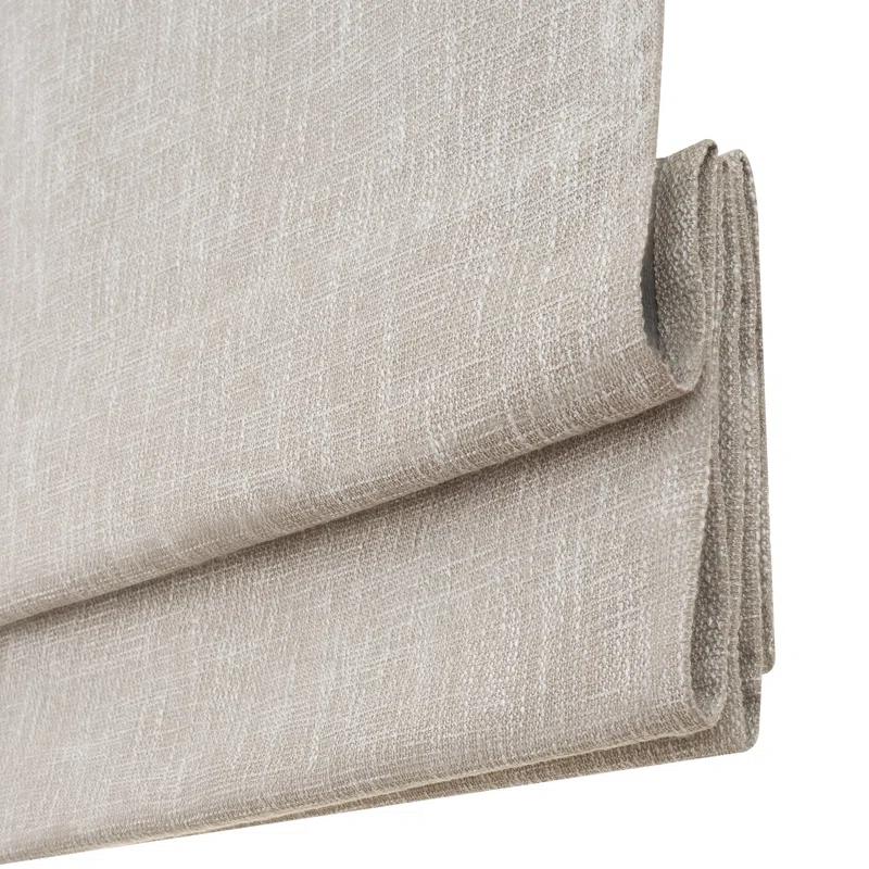 Eclipse Drewton Motorized Textured Roman Shade