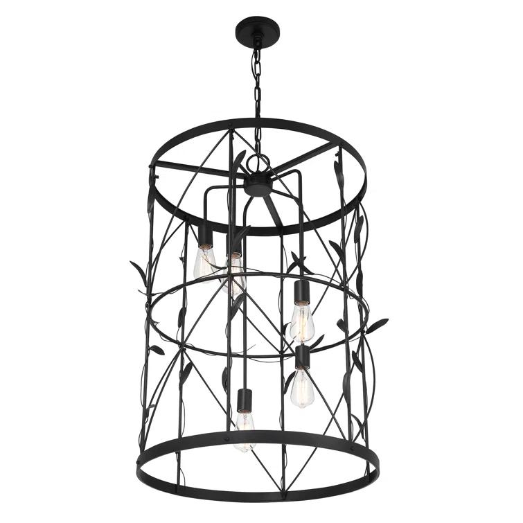 Savoy House Lexington 5-Light Pendant in Matte Black