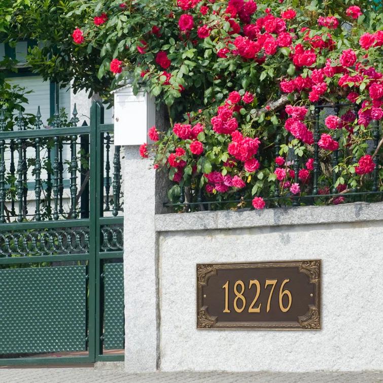 Bronze Williamsburg 1-Line Personalized Metal Plaque