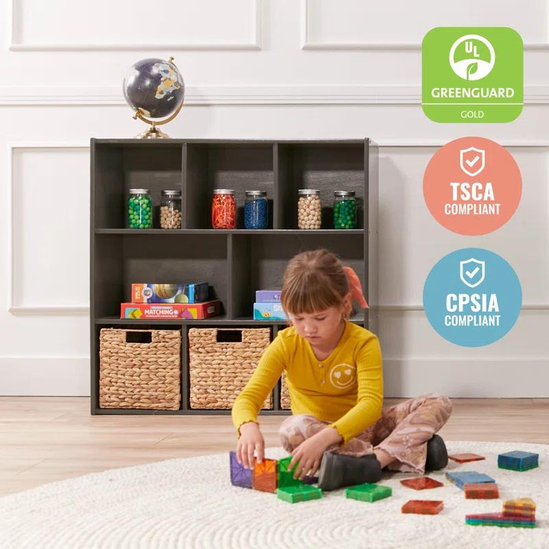 ECR4Kids ECR4Kids Streamline 8-Compartment Storage Cabinet, 36in, Classroom Furniture