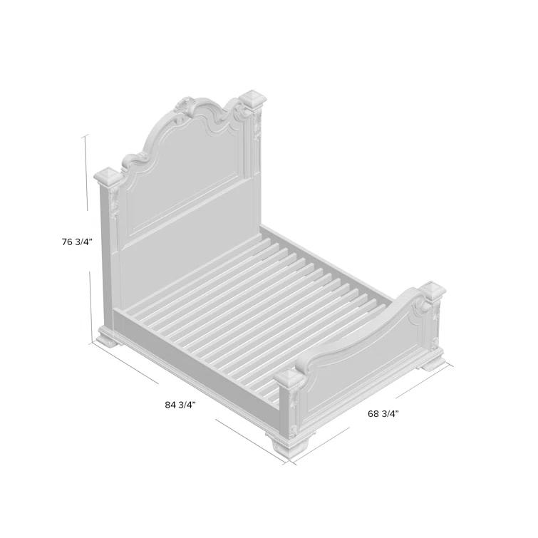 A.R.T. Old World Solid Wood Standard Bed