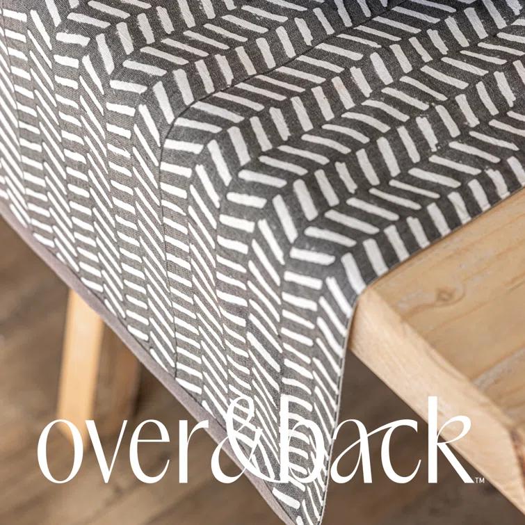 over&back Hand-Blocked Table Runner