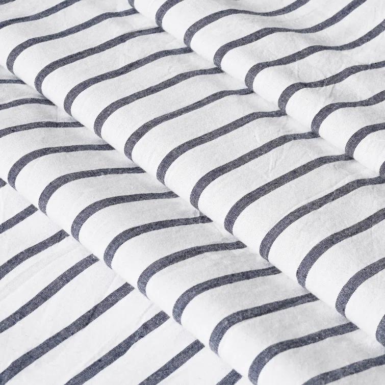 Gracie Oaks Daeb Cotton Blend Shower Curtain