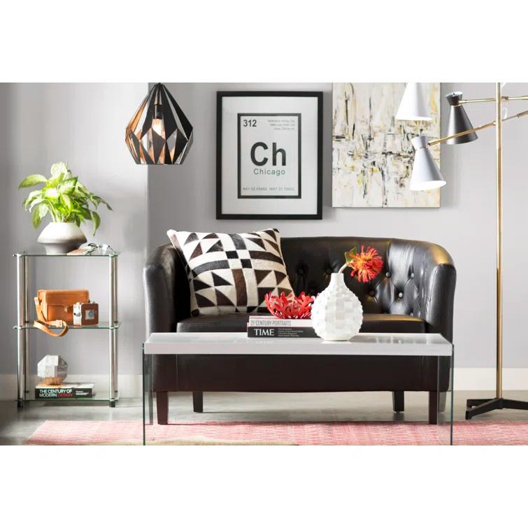 Modway Modway Copper Grove Pisino Upholstered Vinyl Loveseat