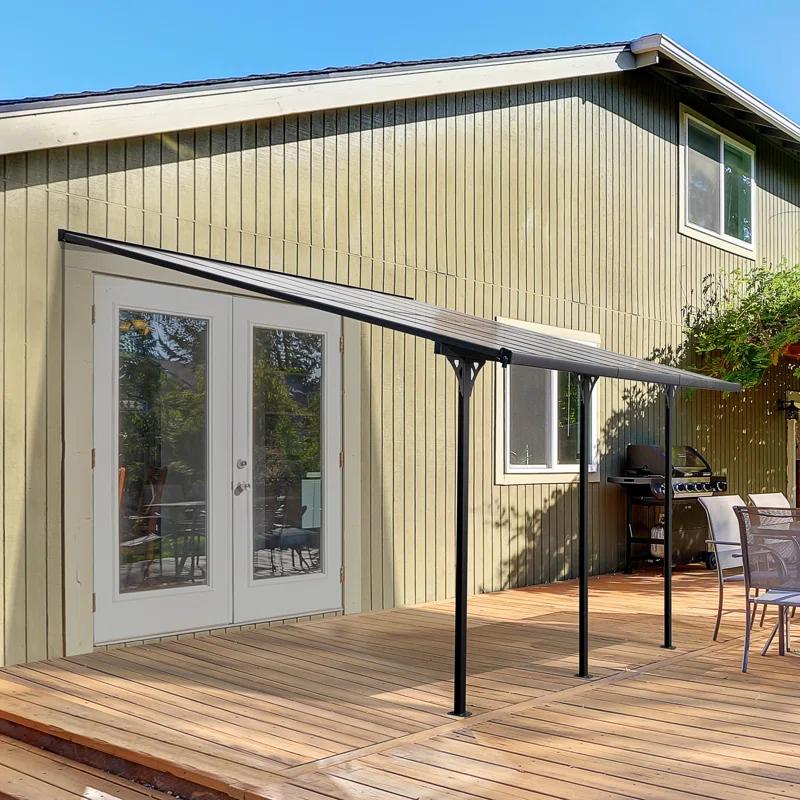 Outsunny 14 Ft. W x 10 Ft. D Aluminum Pergola with Canopy