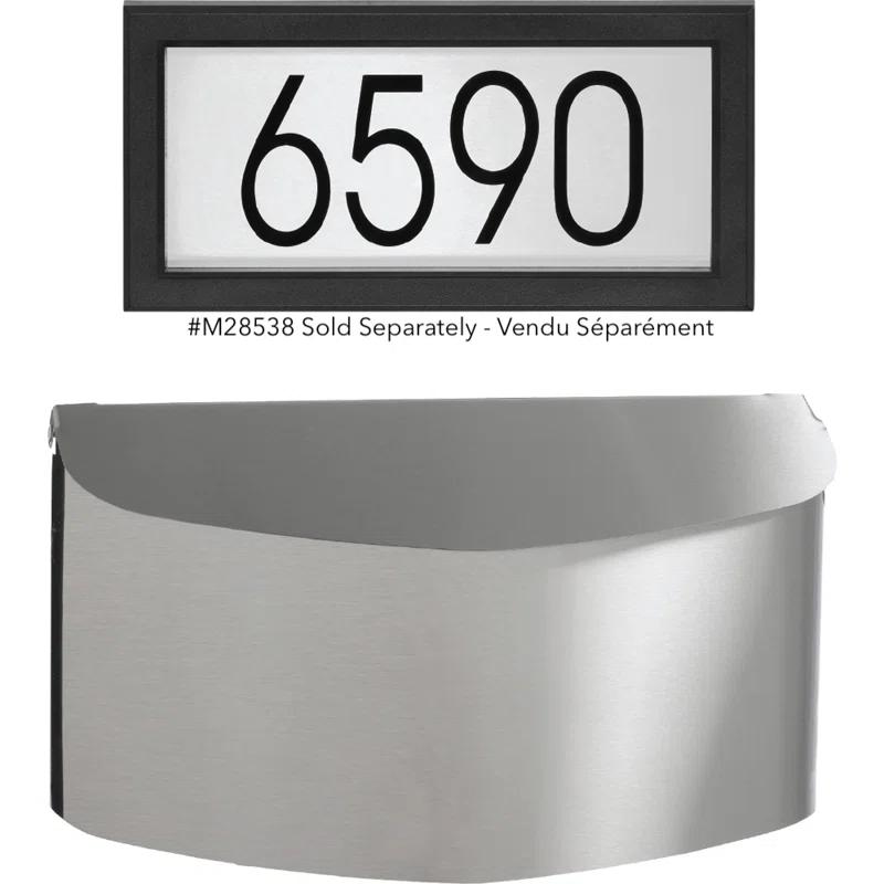 PRO-DF Stainless Steel Wall Mounted Mailbox