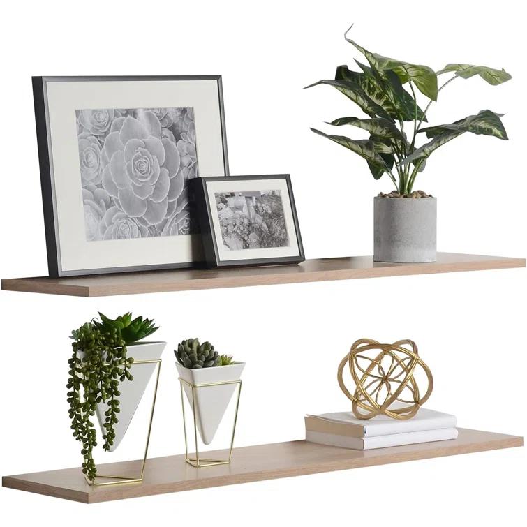 Delta Design 2 Piece Wall Shelf Set (Set of 2)