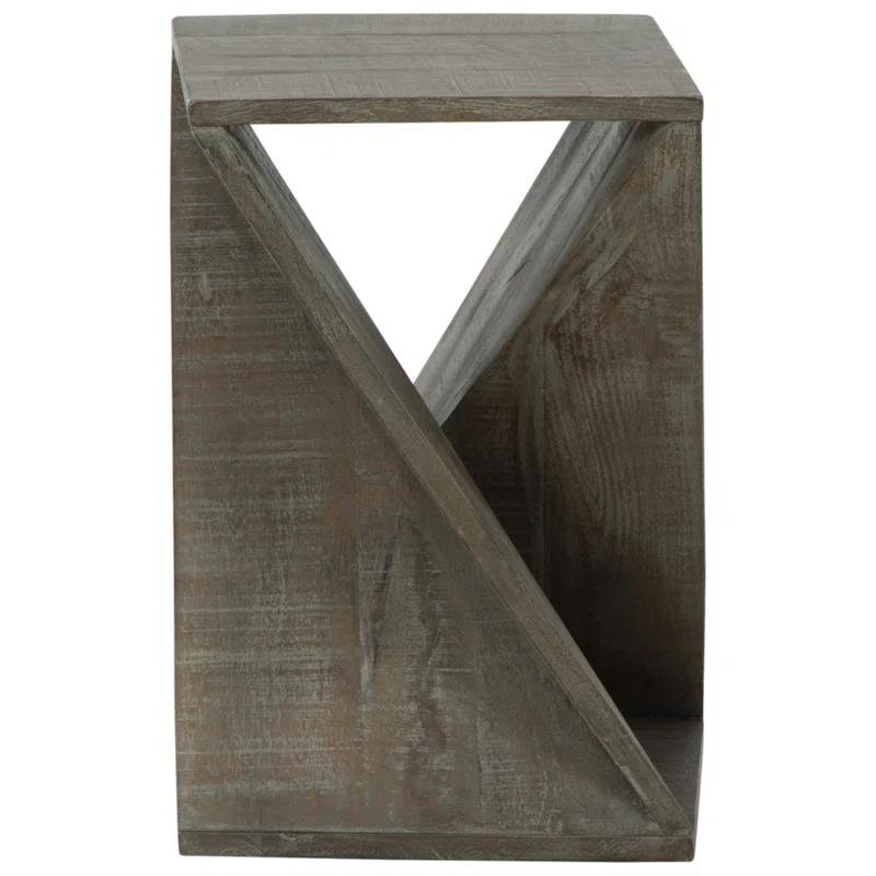 Millwood Pines Edu Solid Wood End Table