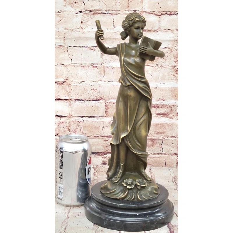 Bloomsbury Market Athena Greek Goddess Mythological Figure Bronze Sculpture Original Art By Milo