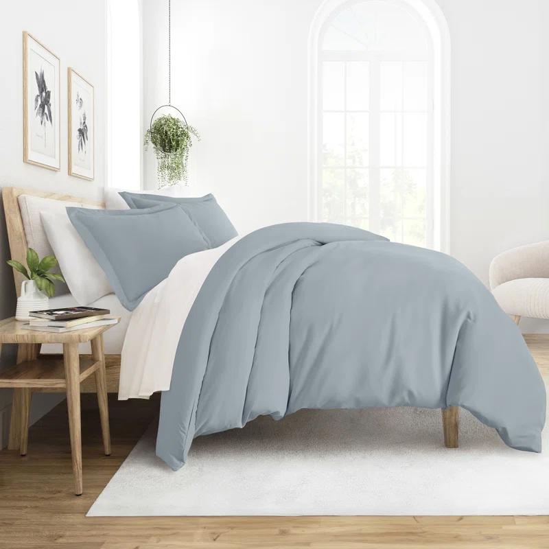 IEnjoy Home Super Soft Double Brushed Duvet Cover Set