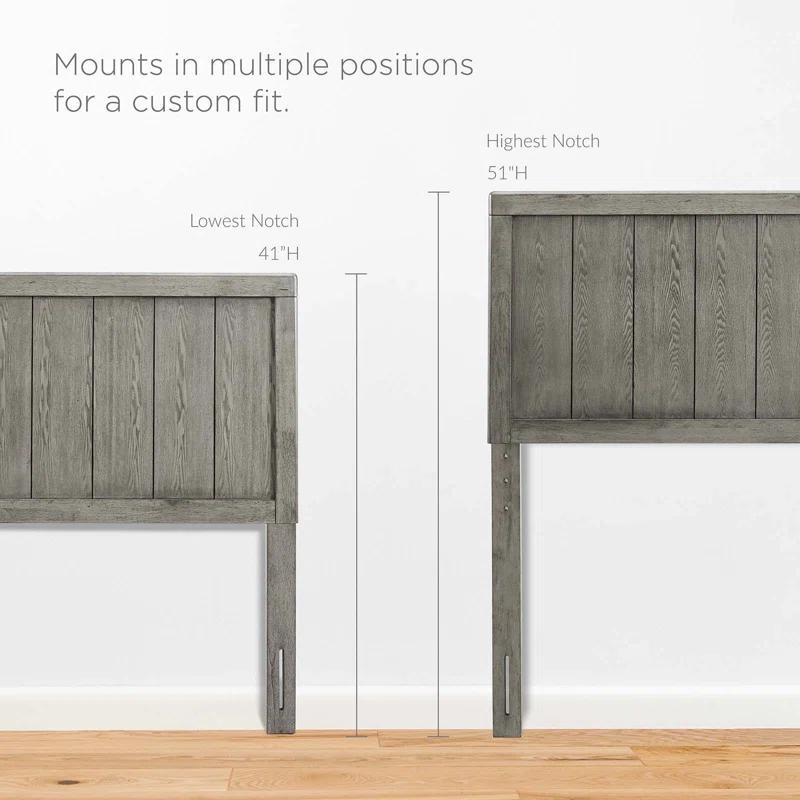 Modway Alana Wood Platform Bed with Angular Frame