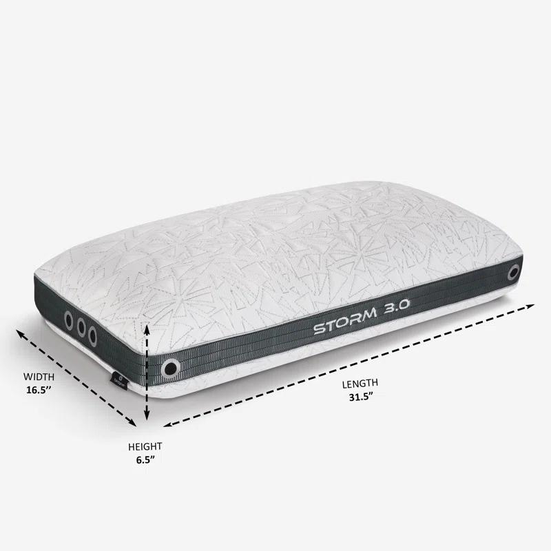 Bedgear Bedgear Storm King Performance Cooling Pillow - Medium Firm Bed Pillow for All Sleep Positions