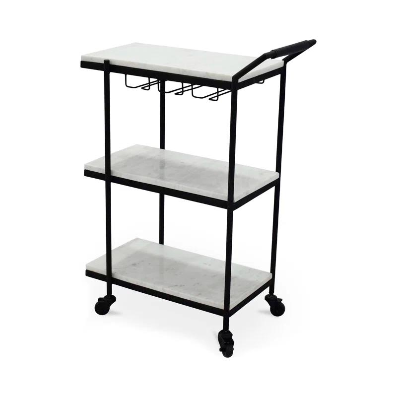 Laval Marble Bar Cart (24")