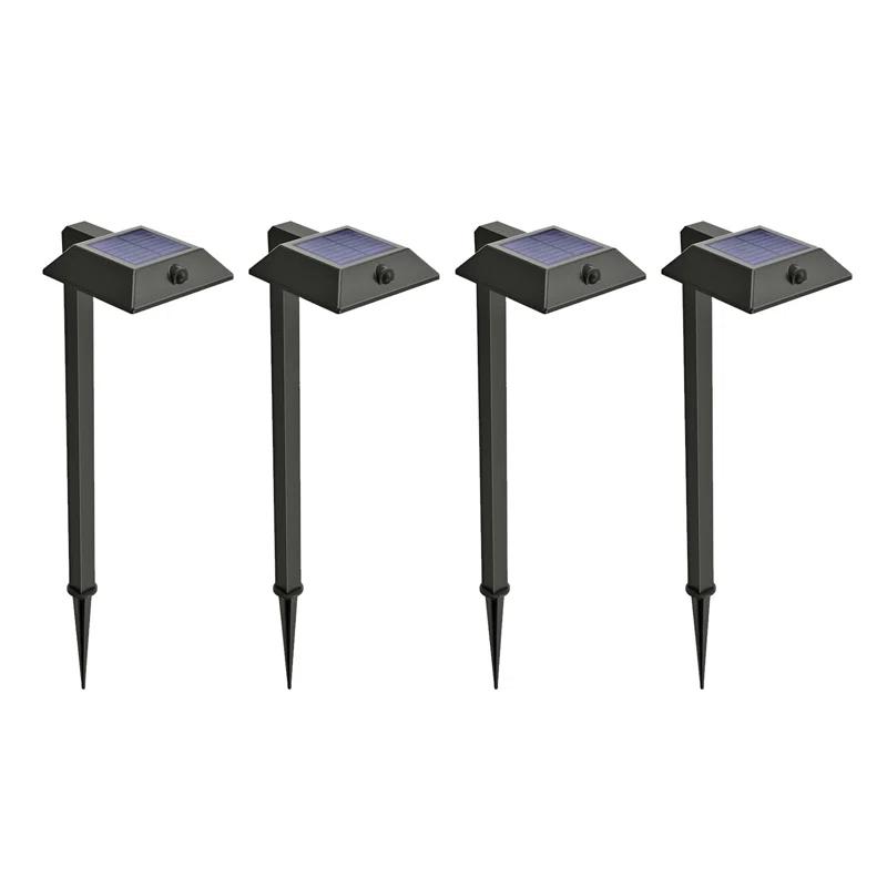 Home Zone Security Low Voltage Solar Powered Integrated LED Pathway Light