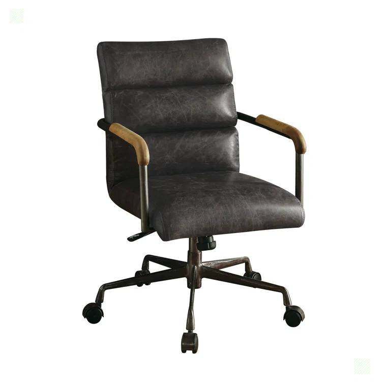 Harith Genuine Leather Office Chair
