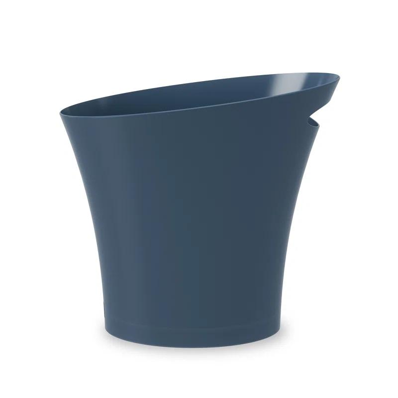 Skinny Plastic Open Waste Basket - 2 Gallons