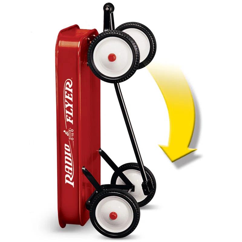 Radio Flyer Full-Size All-Terrain Steel and Wood Pull Food & Drink Server