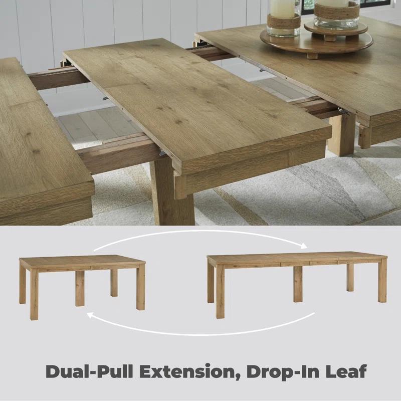 Loon Peak® Biseye Solid Wood Base Dining Table