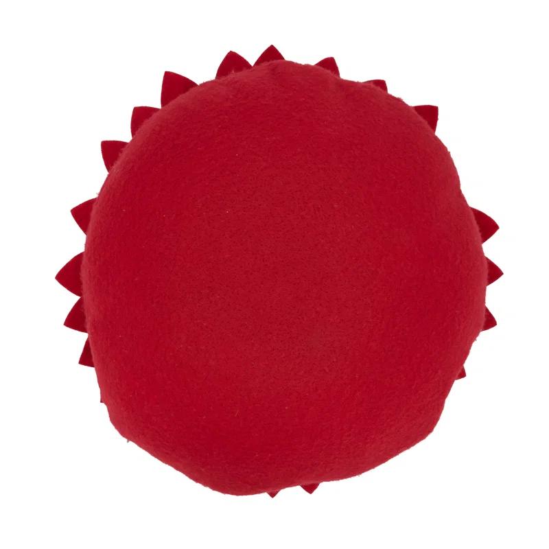 Saro Fleur De Jardin Collection Appliqued Throw Pillow