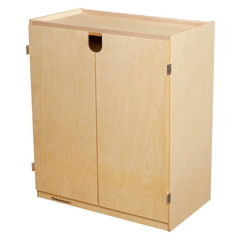 Childcraft 6 Compartment Manufactured Wood Classroom Cabinet