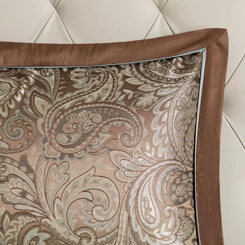 Madison Park Aubrey 12 Piece Comforter Set with Cotton Bed Sheets