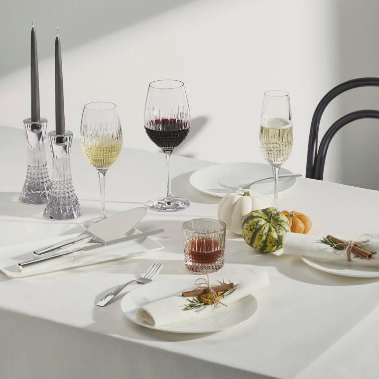 Waterford Lismore Diamond Essence Flute 10.5floz, Pair