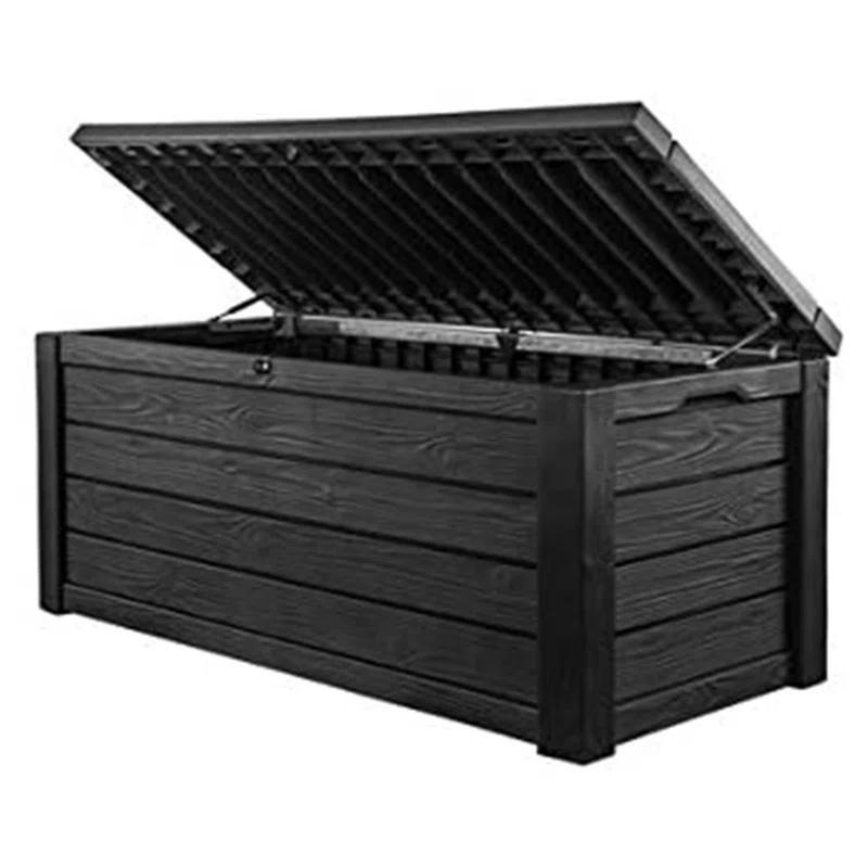 Keter Keter Westwood 150 Gallon Large Durable Resin Outdoor Storage and Organization Deck Box For Patio Furniture and Supplies