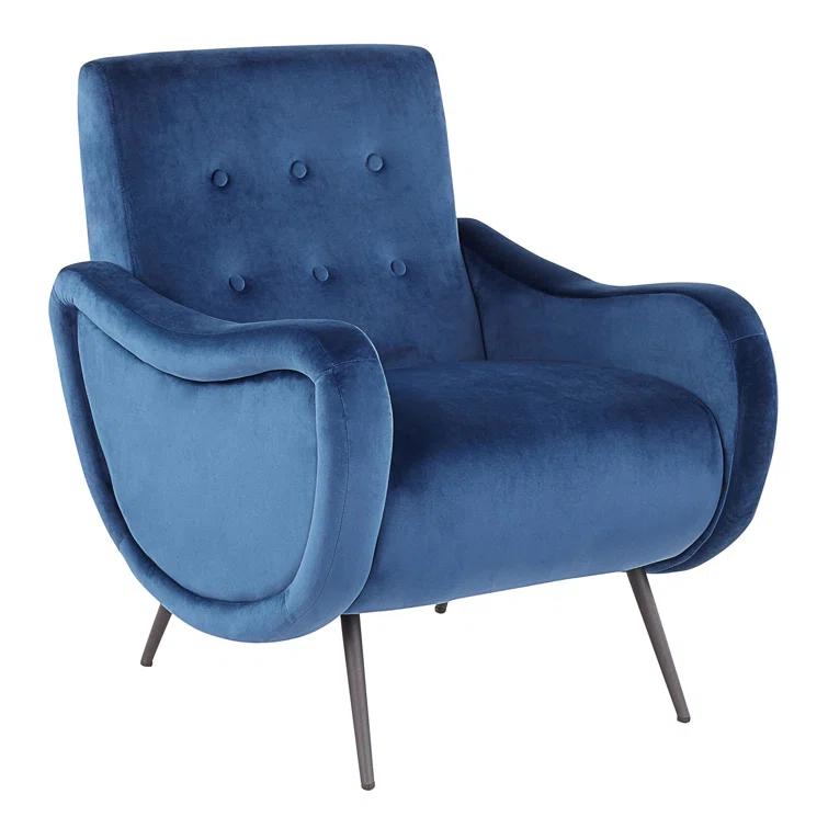 Evatt Velvet Armchair