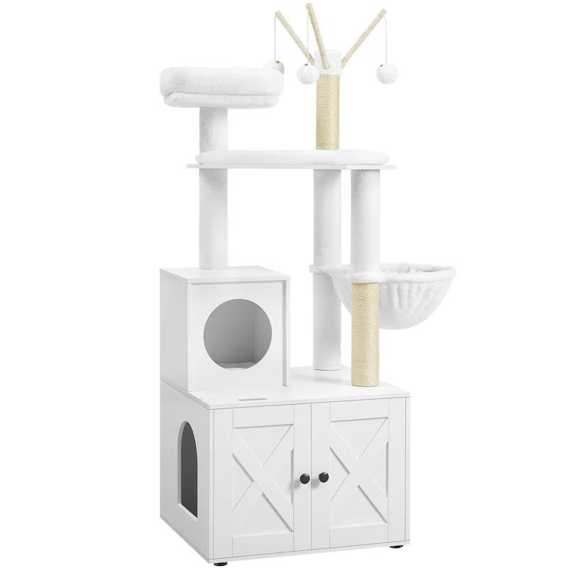 Archie & Oscar™ 55.1" Cat Tree with Litter Box Enclosure