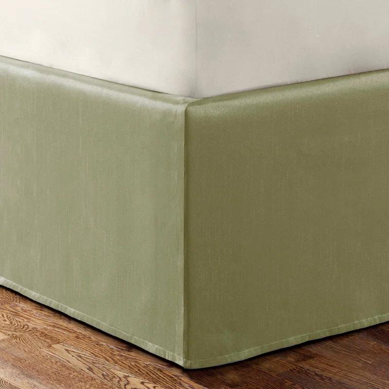 Soft Green Microfiber 7 Piece Jaquard Comforter Set