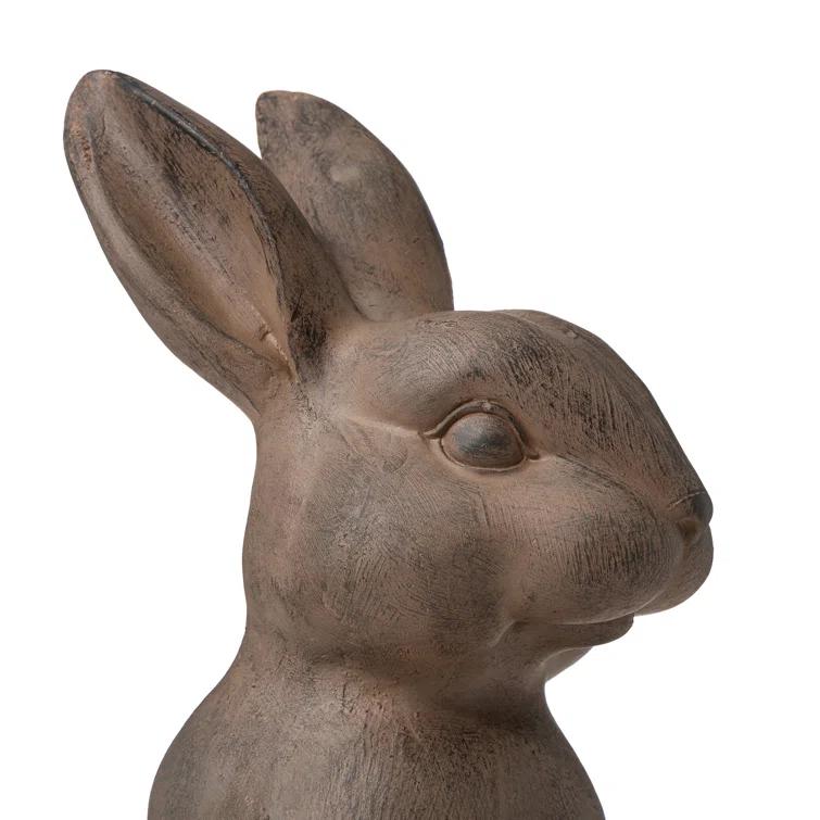 Trinx Zachary MGO Standing Rabbit Garden Statue