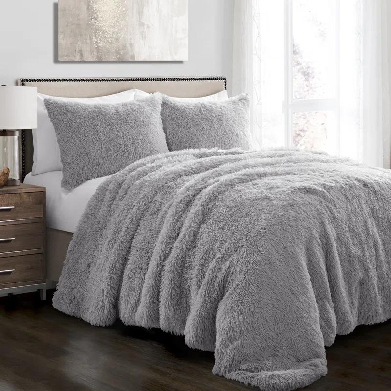 Lush Decor Reyna Microfiber 3 Piece Comforter Set