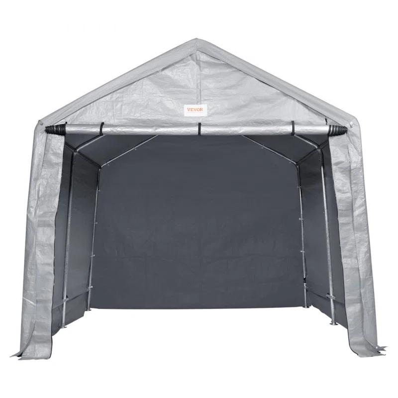 VEVOR Heavy Duty 7 ft. W x 12 ft. D Polyethylene Portable Storage Shed