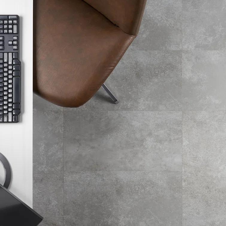 Bond Tile Revive 12mil Metalcrete 12.4" x 24.4" Waterproof Glue Down Luxury Vinyl Tile (36 Sq. Ft. / Case)